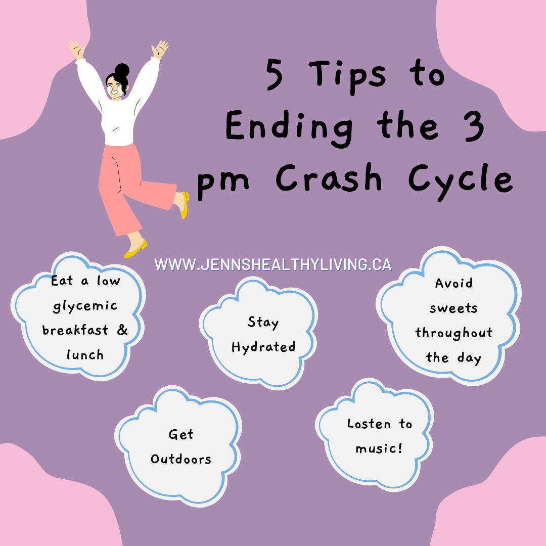 5 tips to end the 3pm crash cycle