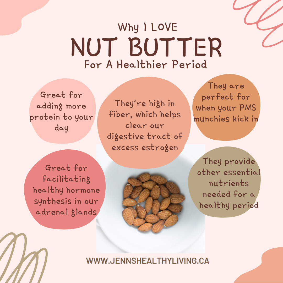 5 reasons I love nut butters written around a bowl of almonds