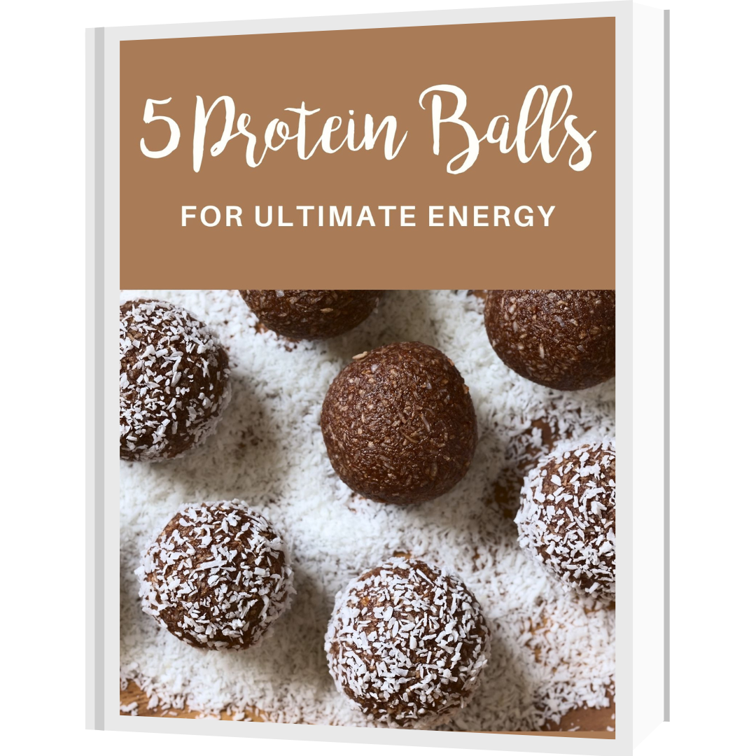 E-book titled 5 Protein Balls for Ultimate Energy