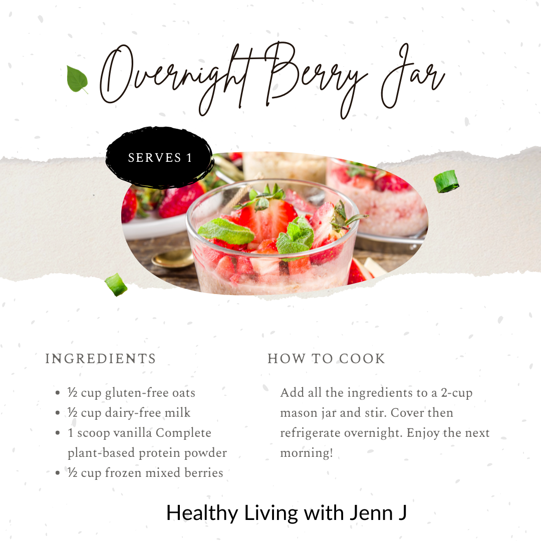 Overnight Berry Jars
